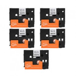Brother Tz231 Laminated Label Tape Value Pack (5 Tapes)