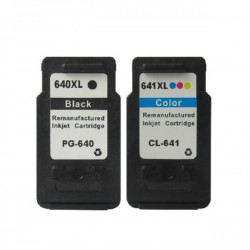 Remanufactured Canon Pg-640 Cl-641 Value Pack Printer Ink Cartridge
