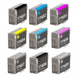 Epson T7601 - T7609 Value Pack Compatible Printer Ink Cartridge