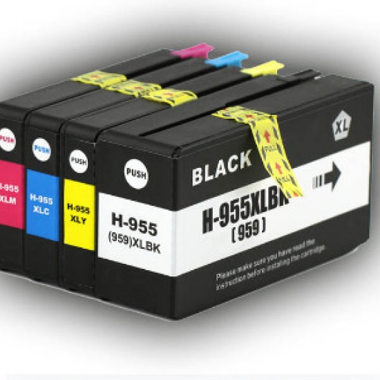 Hp 955 Xl Value Pack Compatible Printer Ink Cartridge 