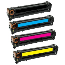 Hp Cb540A-Cb543A 125A Value Pack Compatible Printer Toner Cartridge